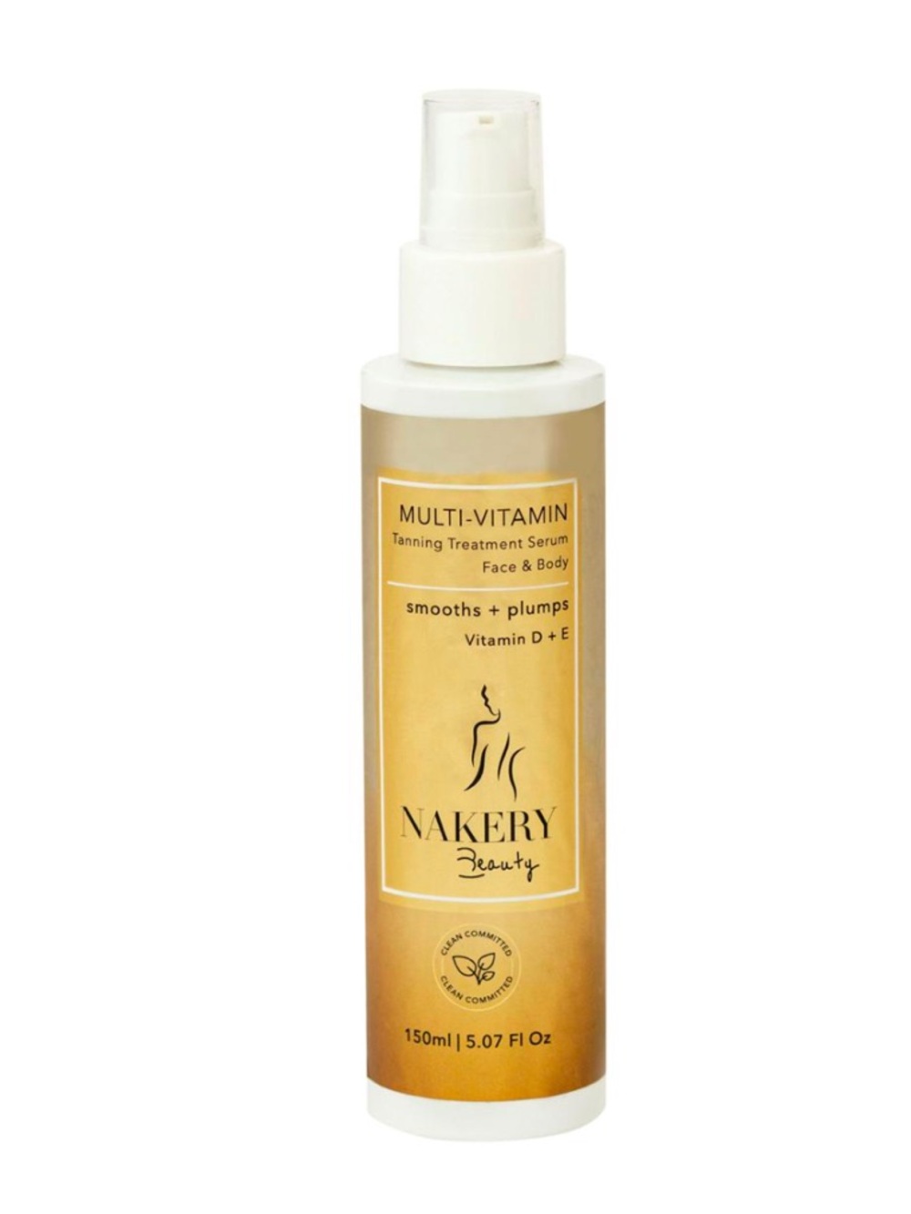 Nakery Beauty Multi-Vitamin Tanning Serum for Face & Body